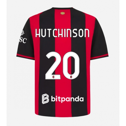 Billige Fotballdrakt AC Milan Omari Hutchinson #20 Replika Hjemmedrakt 2026-27 Kortermet Billige Fotballdrakt AC Milan Omari Hutchinson #20 Replika Hjemmedrakt 2026-27 Kortermet